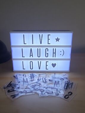 Lightbox Marquee Sign - Budlight Branded White/Blue Glow